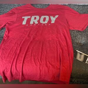 NEW Troy University Trojans Basic Block Cotton T-Shirt Men’s Size Medium NWT Co
